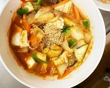 肉無豆腐簡単中華風ナポリタン味野菜炒め作り方18写真
