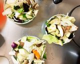 肉無チクワ簡単中華風カルボ味野菜炒め作り方12写真