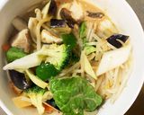 肉無チクワ簡単中華風カルボ味野菜炒め作り方15写真