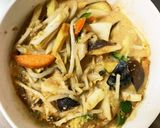 肉無チクワ簡単中華風カルボ味野菜炒め作り方19写真