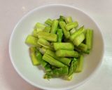 アスパラ醤油バター作り方1写真