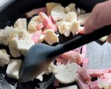 カリフラワーとベーコンのバター醤油炒め作り方2写真