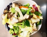 お一人様簡単ガパオ味根菜たっぷり野菜炒作り方10写真