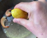 海老のレモンソテー 菜の花添え作り方2写真