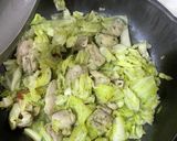 鶏肉キャベツバジル炒め作り方7写真