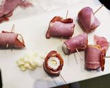 簡単！ちくわチーズのベーコン巻き巻き♪作り方1写真