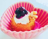 かぼちゃとブルーベリーのクリチサラダ作り方3写真