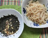 薬膳ヴィーガン　黒胡麻ナッツつけ麺だれ作り方2写真