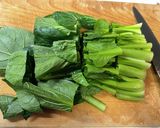 菜の花と豚肉炒め作り方1写真