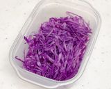 紫キャベツと枝豆のナムル☆レンチン作り方1写真