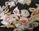 鶏白湯で皿うどん長崎風作り方2写真
