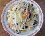 鶏白湯で皿うどん長崎風作り方5写真