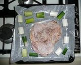 トリモモの照り焼き長ネギ添え作り方4写真