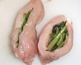 ホウレンソウのソテー入り☆チキンカツ作り方7写真
