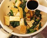 厚揚げとほうれん草の炒め作り方4写真