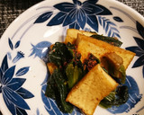 厚揚げとほうれん草の炒め作り方6写真