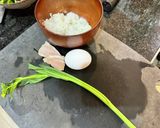 鳥軟骨と菜の花チャーハン作り方1写真