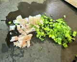 鳥軟骨と菜の花チャーハン作り方2写真