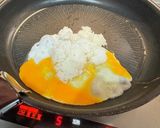 鳥軟骨と菜の花チャーハン作り方3写真