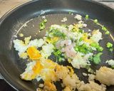 鳥軟骨と菜の花チャーハン作り方4写真