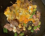 玉子多めのガッツリ中華風焼肉丼 ②作り方3写真