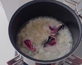 刺身の残りで。カオトムプラー風アジアン粥作り方2写真