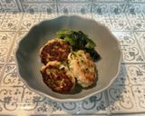 青のりが香る豆腐ハンバーグ作り方8写真
