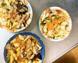 ガーリックケチャ味豚こま回鍋肉青椒肉絲風作り方15写真