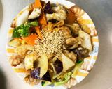 ガーリックケチャ味豚こま回鍋肉青椒肉絲風作り方17写真