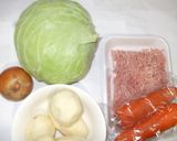 ひき肉のミネストローネ♪胃の痛みに簡単作り方1写真