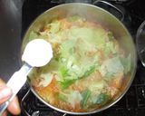 ひき肉のミネストローネ♪胃の痛みに簡単作り方7写真