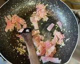 ベーコンと玉ねぎのトマトパスタ作り方5写真