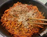 花椒と食べラーで、麻辣にんじんシリシリ作り方4写真