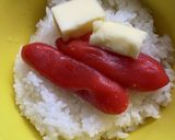 豪快たらこバター丼作り方1写真