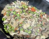 鉄分たっぷり！！ひじきと枝豆の炒り豆腐作り方7写真