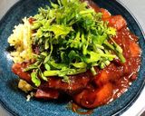 ベジステーキ、牛スネ赤ワイン煮(蕪)作り方1写真