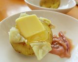 蒸すが正解！じゃがバター 塩辛添え作り方4写真