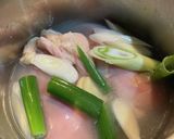 参鶏湯〜圧力鍋、鶏むね〜作り方2写真
