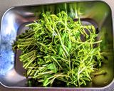豆苗とツナと塩昆布のマヨぽんサラダ作り方1写真