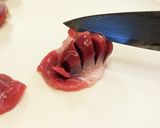 簡単格安おつまみ　砂肝ポン酢作り方1写真