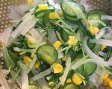 給食の「大根と水菜のサラダ」♡中華風作り方4写真