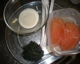 緑茶風味のグレープフルーツゼリー作り方1写真