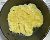 カリカリ梅とキュウリとシラスと卵の炒飯作り方2写真