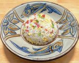 カリカリ梅とキュウリとシラスと卵の炒飯作り方6写真