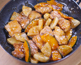 鶏肉と大根とかぼちゃの黒酢あん作り方8写真