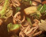 酒のつまみに　味噌とイカゲソの大根煮　⑥作り方4写真
