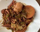 酒のつまみに　味噌とイカゲソの大根煮　⑥作り方6写真