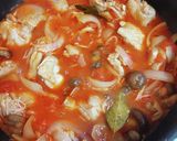 トマト缶で!チキンときのこのトマト煮込み作り方12写真