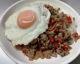大葉香る！和風ガパオライス作り方5写真