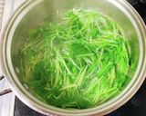 水菜とカニカマの和え物作り方2写真